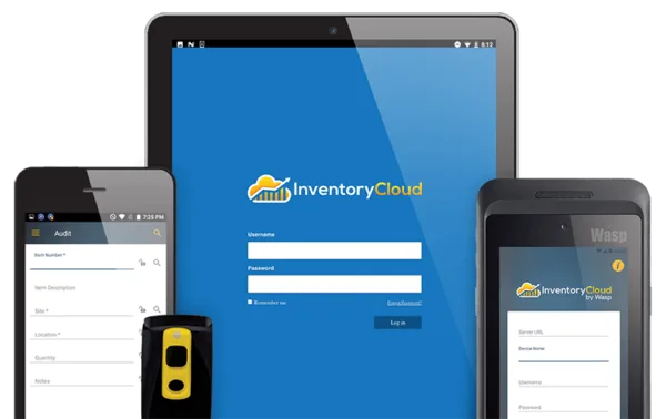 Wasp InventoryCloud Software Application and Mobile App (5-Users, 1 Year Subscription)
