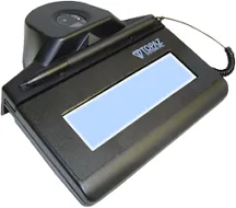 Topaz IDLite LCD 1x5 Biometric ID Signature Pad TF-LBK463-HSB-R Fingerprint Reader Combo, USB
