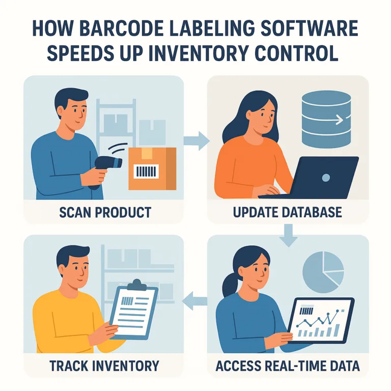 How Barcode Labeling Software Speeds Up Inventory Control