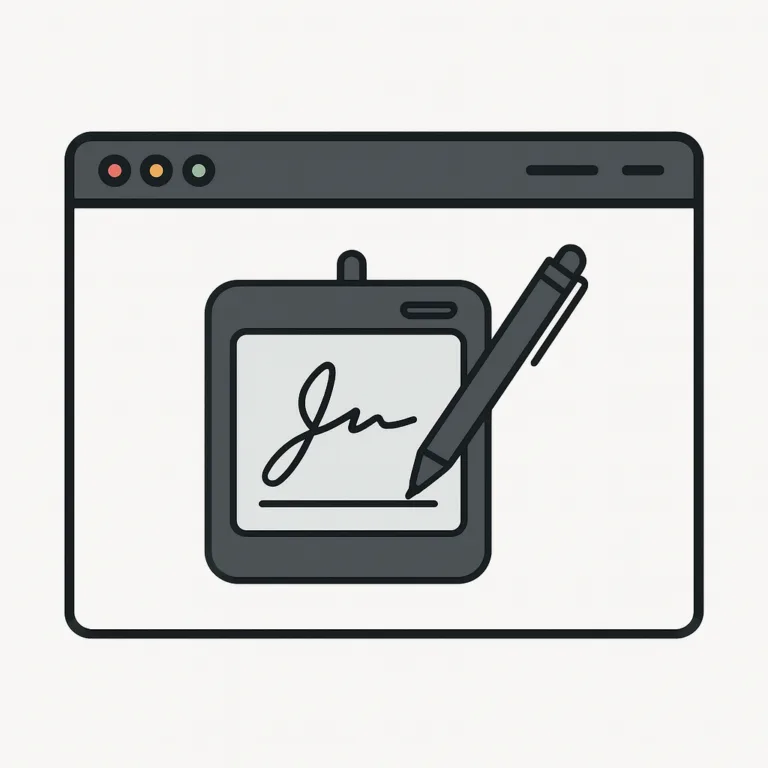 electronic signature pads