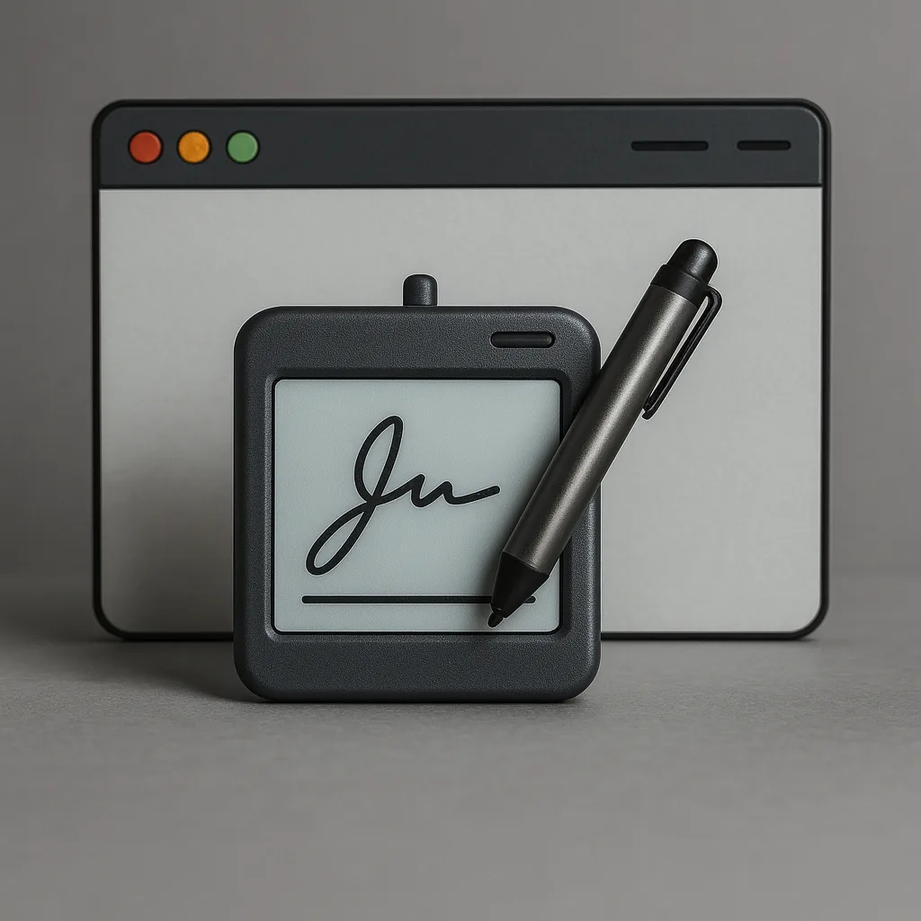 Electronic Signature Pad device