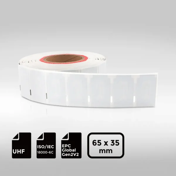 On-Metal UHF RFID Label Impinj® M730 | 65×35×1 mm