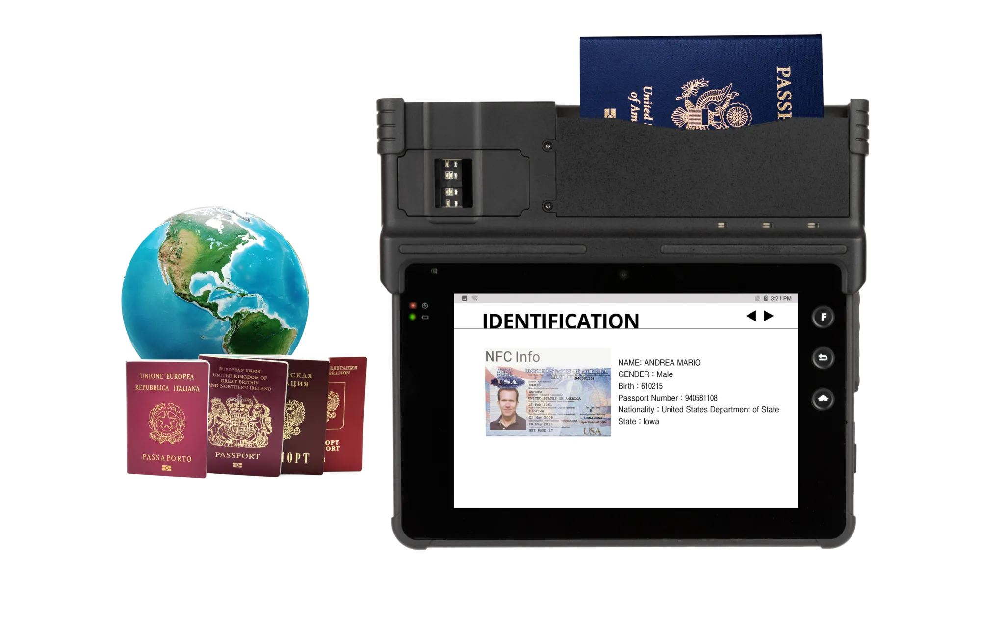 RP70BIO app passports
