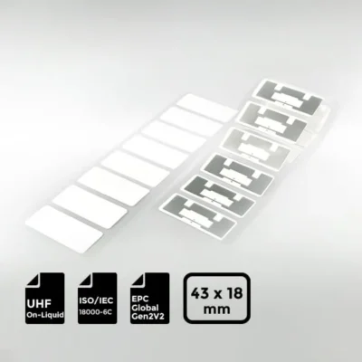 RFID On-Liquid Label | 43×18mm