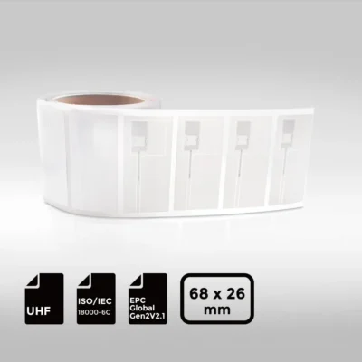 UHF RFID Jewelry Label NXP UCODE® 9 | 68×26mm